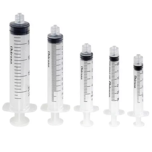 2 ml egyszerhasználatos fecskendő csavaros vég luer lock 3 részes (chirana injecta)