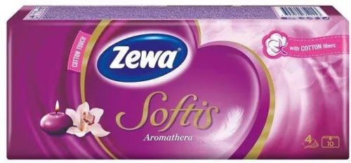 Zewa softis aromatherapiás papírzsebkendő 10 darab/csomag