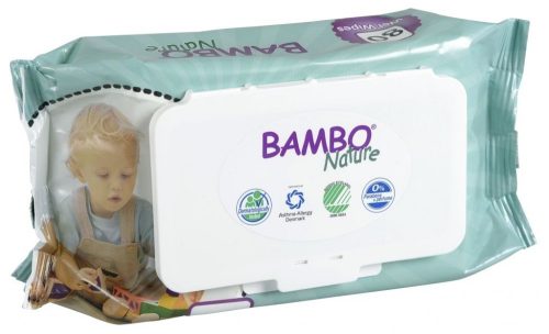 Bambo nature nedves törlőkendő