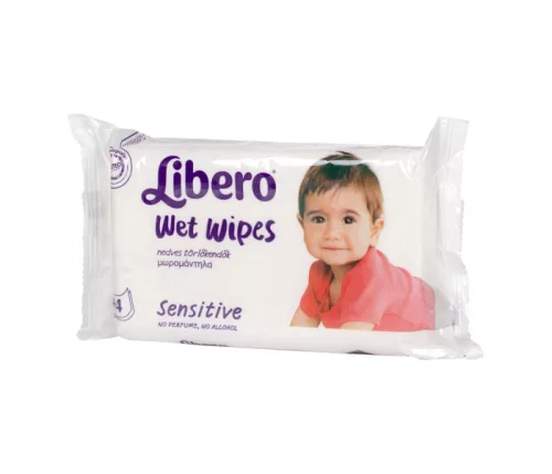 Libero sensitív nedves törlőkendő