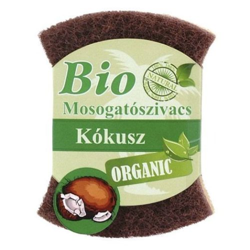 Mosogatószivacs kókusz 2 db-os BIO natural