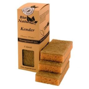 Mosogatószivacs kenderrostból 6 db-os BIO natural