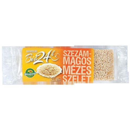 Biopont bio mézes szelet szezámmagos 40 gr