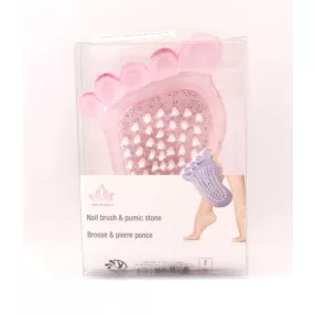 Körömkefe és habkő 4 színben tappancs