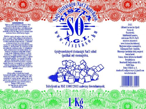 Tiszta só 1000 gr