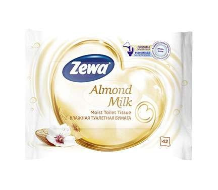 Zewa almond milk nedves toalettpapír