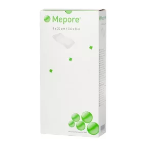   Mepore 9 cm x 20 cm abszorbens, öntapadós nedvszívó sziget kötszer 30 db/doboz