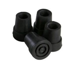   Mankógumi fekete fémbetéttel 22 mm (könyök és hónalj mankóhoz)