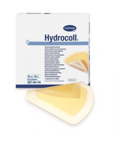 Hydrocoll 15 x 15 cm steril hydrokolloid kötszer vastag lappal (hartmann)