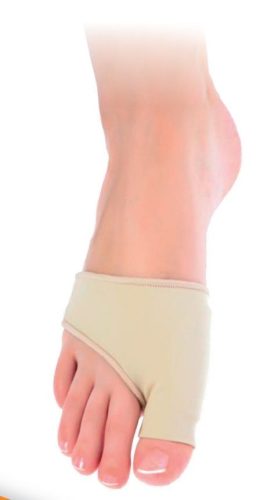 Qmed hallux valgus védő (bütyökvédő szilikon béléssel)