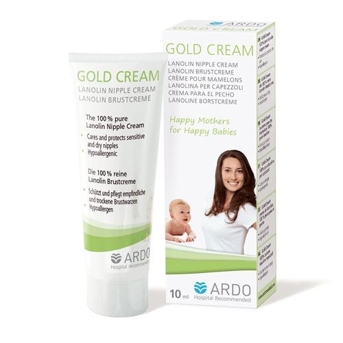 Ardo gold cream 10 gr ultratiszta lanolin mellápoló krém (bimbóvédő)