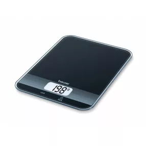 Beurer ks 19 fekete konyhai mérleg 5 kg-ig szenzorgombos
