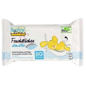 Baby line törlőkendő aloe verával és panthenollal 80 db