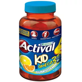 Béres actival kid Omega-3 gumivitamin 30 db-os