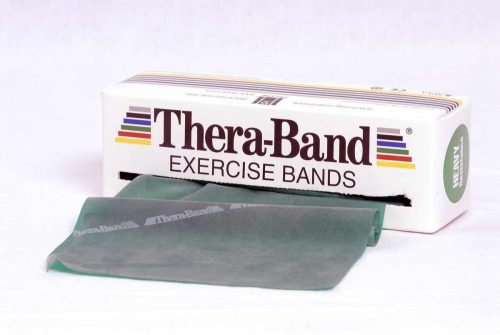 Thera-band 5,5 m zöld erős erősítő gumiszalag