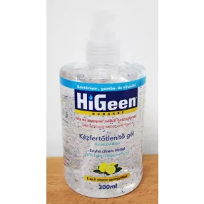   GLORY 300 ML ENYHE CITROM ILLATTAL KÉZFERTŐTLENÍTŐ GÉL (VÍZ NÉLKÜLI)