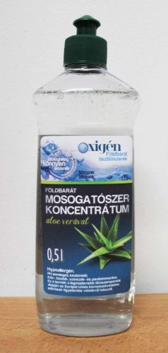 Oxigén földbarát mosogatószer koncentrátum 0,5 L aloe vera