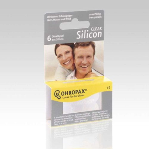 Ohropax silicon clear füldugó 6 darabos