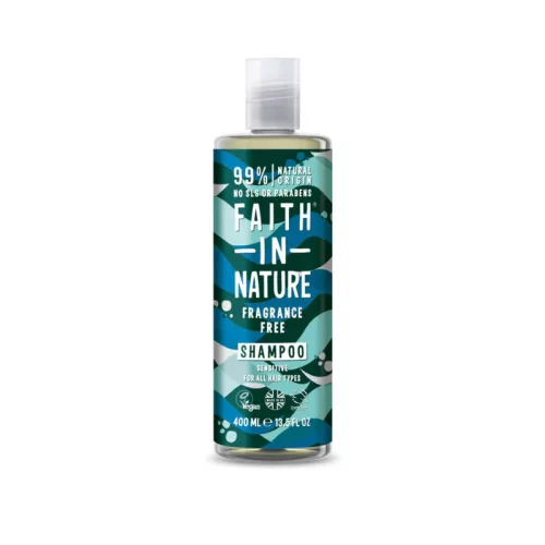 Faith in natur hajsampon 400 ml tartósítószer és színezékmentes