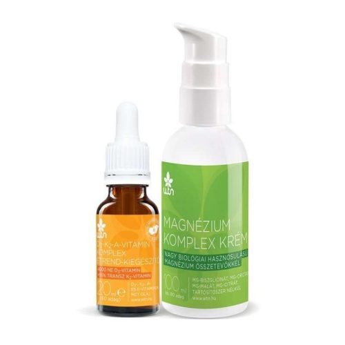 Wtn D3-K2-a vitamin komplex 20 ml+ Magnézium komplex krém 100 ml