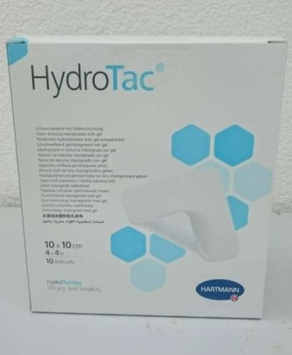 Hydrotac 10 x 10 cm steril géllel impregnált habkötszer (hartmann)