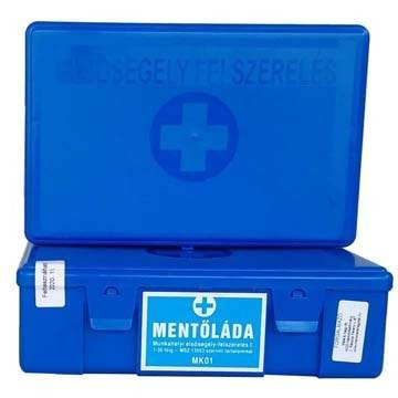 Munkahelyi elsősegély-felszerelés I. (1-30 fő) kék