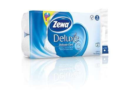 Zewa deluxe 3 rétegű toalettpapír delicate 8 tekercs/csomag