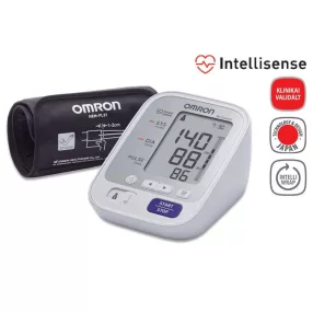   OMRON M3 AUTOMATA FELKAROS INTELLISENCE VÉRNYOMÁSMÉRŐ 7154E 22-42 MANDZSETTÁVAL