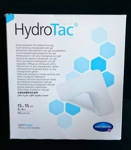 Hydrotac 15 x 15 cm steril géllel impregnált habkötszer (hartmann)