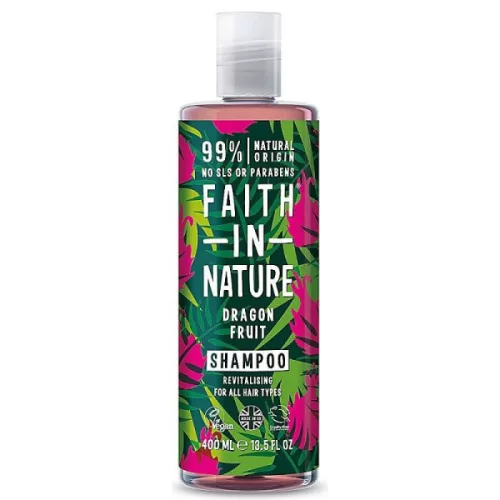Sárkánygyümölcs sampon 400 ml (faith in natur) minden hajtípusra