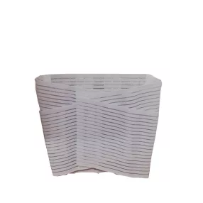   Ágyék-keresztcsont ortézis 24 cm széles bordásgumiból fehér 1-8 méretek