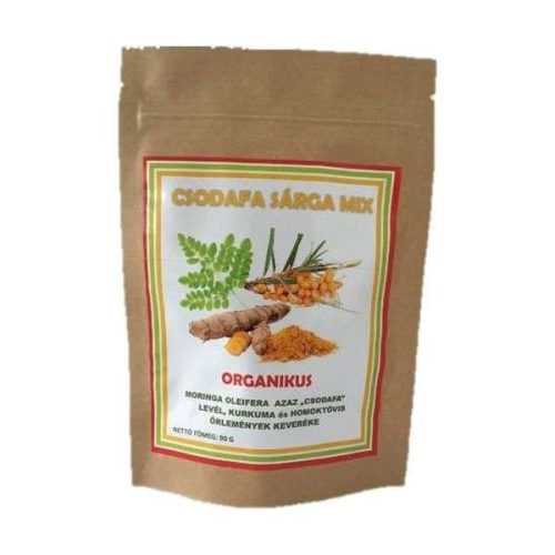 CSODAFA SÁRGA MIX KURKUMA, HOMOKTÖVIS, MORINGA LEVÉL ŐRLEMÉNY 150 GR