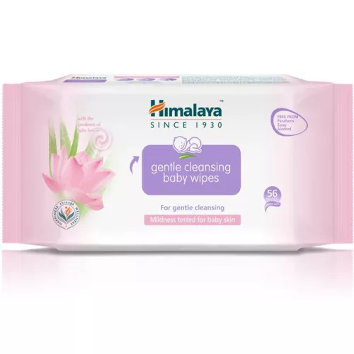Himalaya gyengéden tisztító baba törlőkendő 56 db /popsitörlő/