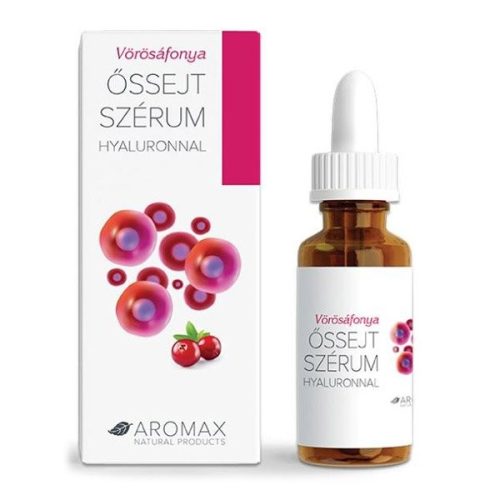 Vörösáfonyás őssejtszérum hyaluronnal aromax 20 ml