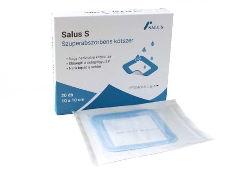 Salus S 10x10 cm-es superabsorbens kötszer steril