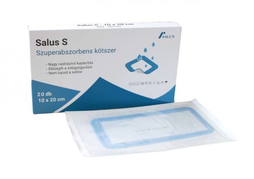 Salus S 10x20 cm-es superabsorbens kötszer steril
