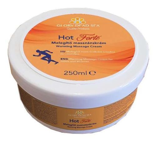 Glory melegítő masszázskrém hot forte 250 ml