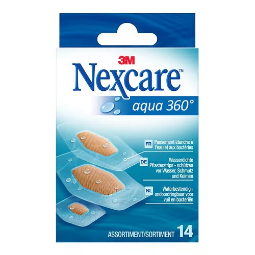 Nexcare aqua 360° sebtapasz vegyes méretek 14 darabos