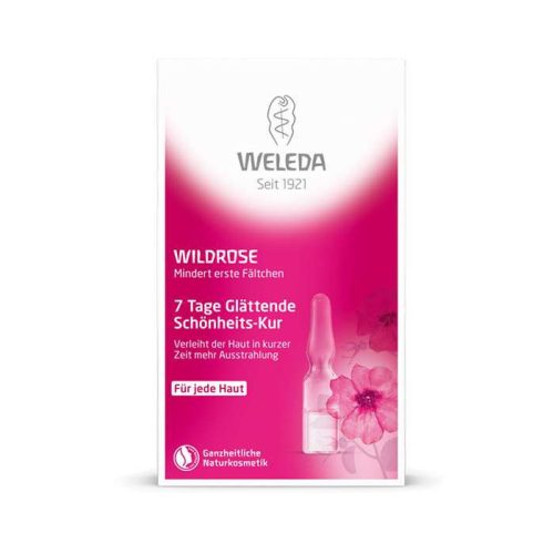 Weleda 30+ vadrózsa bőrsimító 7 napos szépítő ampullakúra 7x0,8 ml