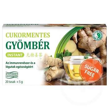 Dr.chen instant gyömbér tea cukormentes 20x5 gr