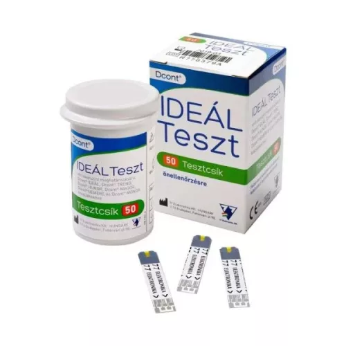Ideál teszt 50 db/doboz d-cont ideál és trend készülékhez