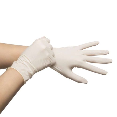 Yetpack latex púderes vizsgáló kesztyű M-es