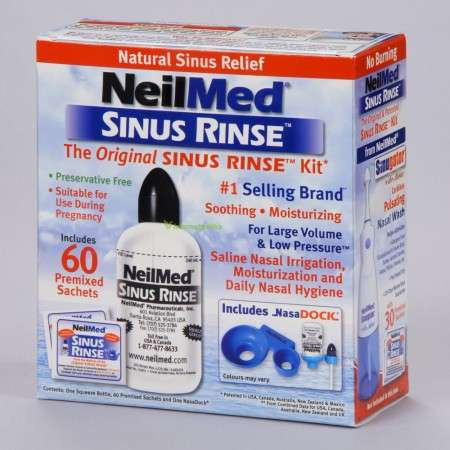 NEIL MED ORRIRRIGÁLÓ KÉSZÜLÉK GYERMEK 120 ML PALACK 60 TASAK SÓ (SINUS RINSE) 4-9 ÉVESEKNEK