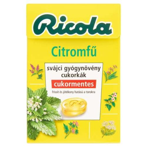 Ricola citromfű gyógynövényes cukorka 40 gr