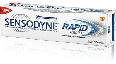 Sensodyne rapid whitening fogkrém 75 ml