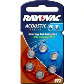 Rayovac 312 elem fülhallgatóhoz