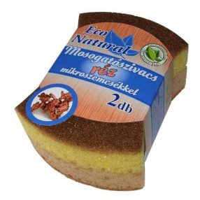 Natural mosogatószivacs réz mikroszemcsés 2 db-os