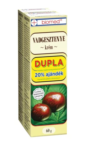 Biomed vadgesztenye krém dupla 60 + 60 gr visszeres lábra