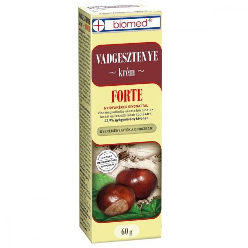 Biomed vadgesztenye krém forte 60 gr visszeres lábra