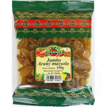 Naturfood jumbo arany mazsola 150 gr